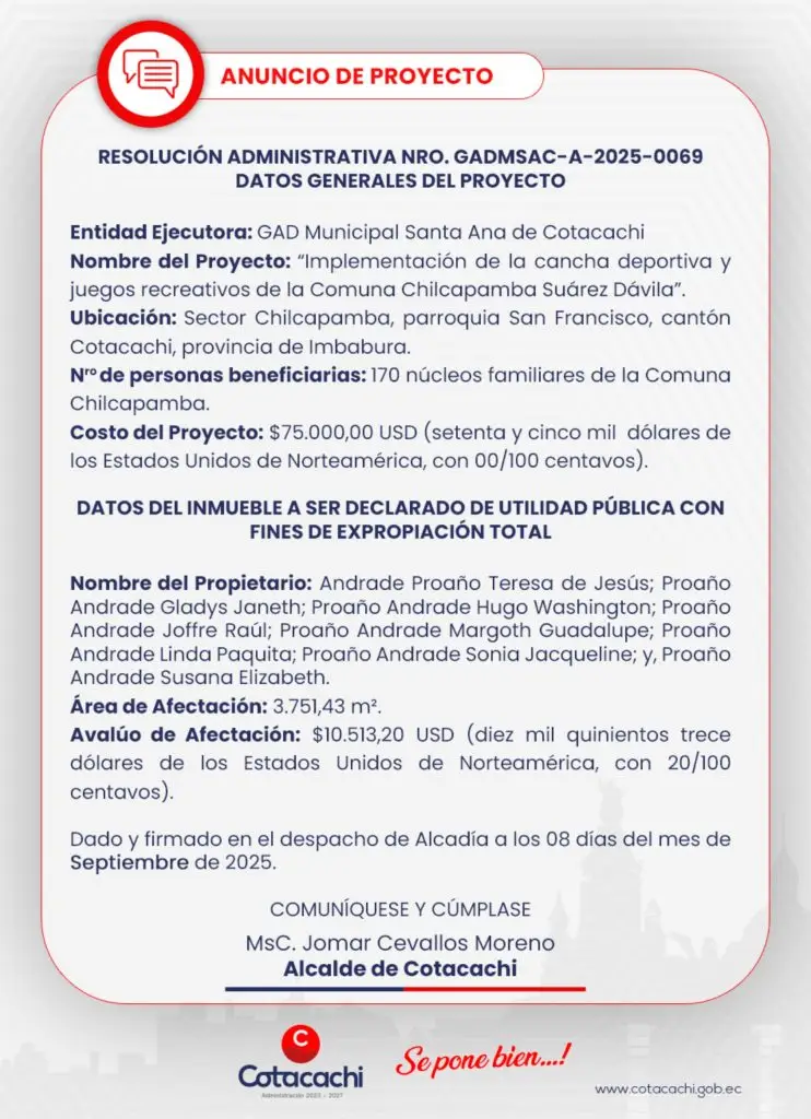 resolucion chilcapamba